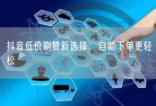 抖音低价刷赞新选择，自助下单更轻松