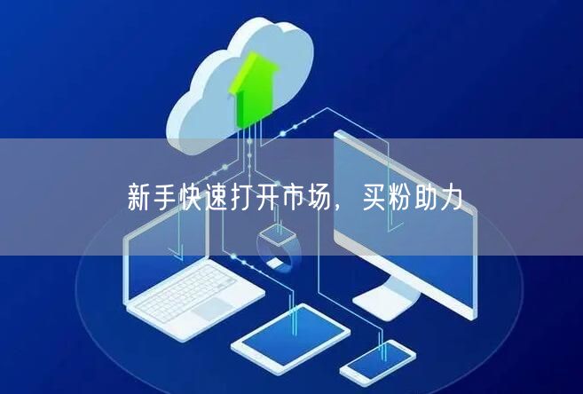 新手快速打开市场，买粉助力
