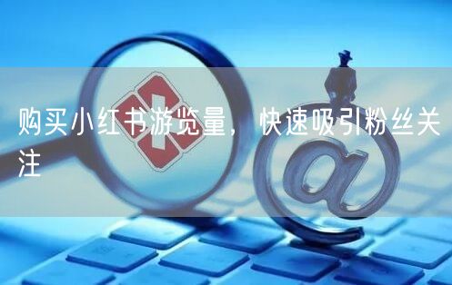 购买小红书游览量，快速吸引粉丝关注