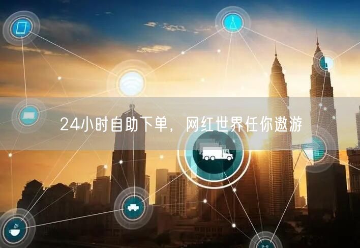 24小时自助下单，网红世界任你遨游