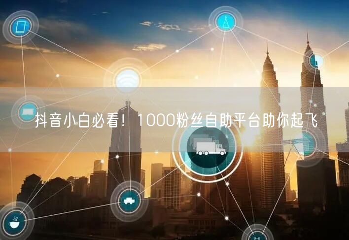 抖音小白必看！1000粉丝自助平台助你起飞
