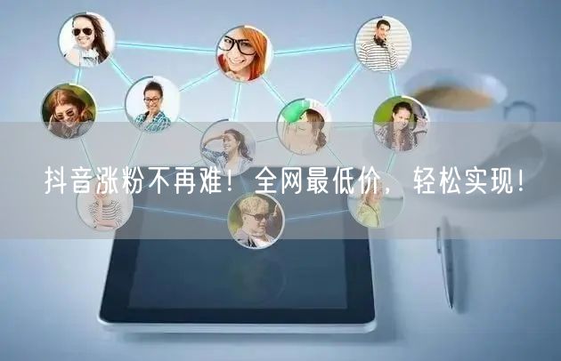 抖音涨粉不再难！全网最低价，轻松实现！
