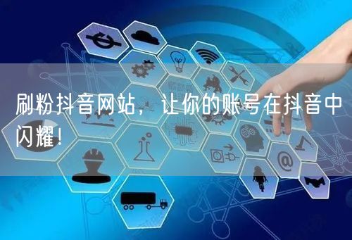 刷粉抖音网站，让你的账号在抖音中闪耀！