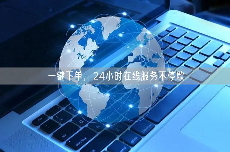 一键下单，24小时在线服务不停歇