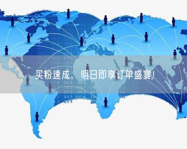 买粉速成，明日即享订单盛宴！