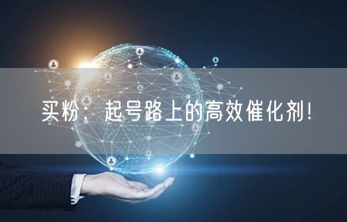 买粉：起号路上的高效催化剂！