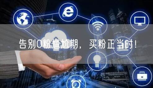 告别0粉尴尬期，买粉正当时！